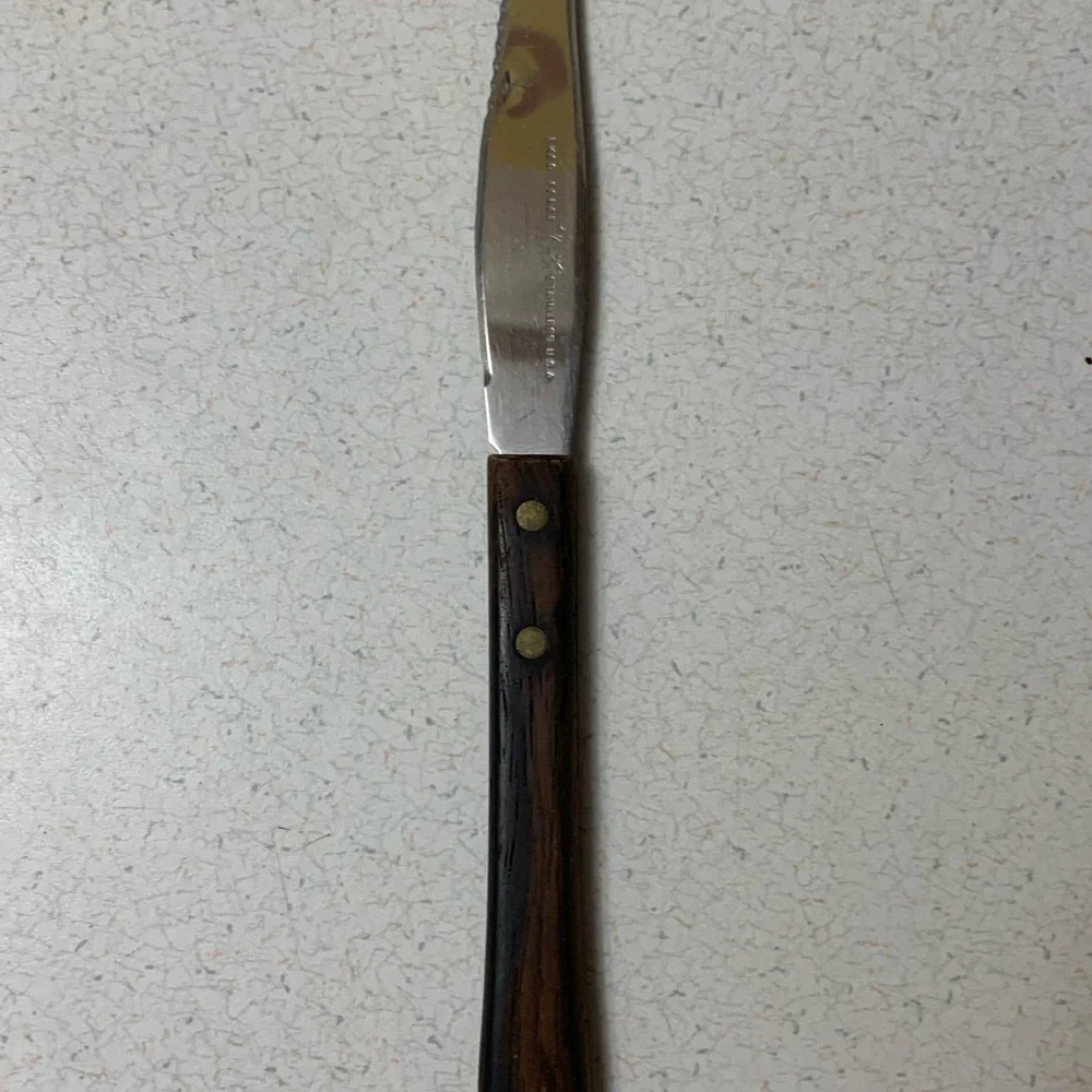 Ekco Forge Stainless USA Vintage Knife Lot of 2 Knives Gorgeous Set of Two
